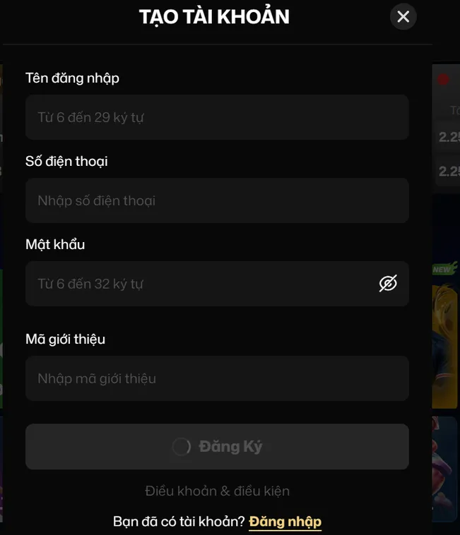 Đăng Ký VaoBet Để Trở Thành Thành Viên Chính Thức Của Nhà Cái Đẳng Cấp