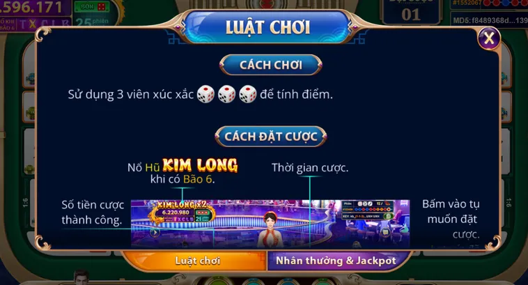 Khám Phá Thế Giới Table Game Sicbo Ngũ Long Tại VaoBet Đầy Kịch Tính Đỉnh Cao