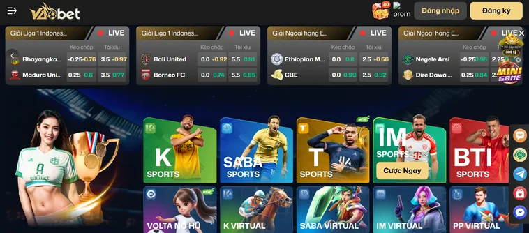 Nhà Cái VaoBet - Trang Chủ Casino Cá Cược Đỉnh Cao Châu Á